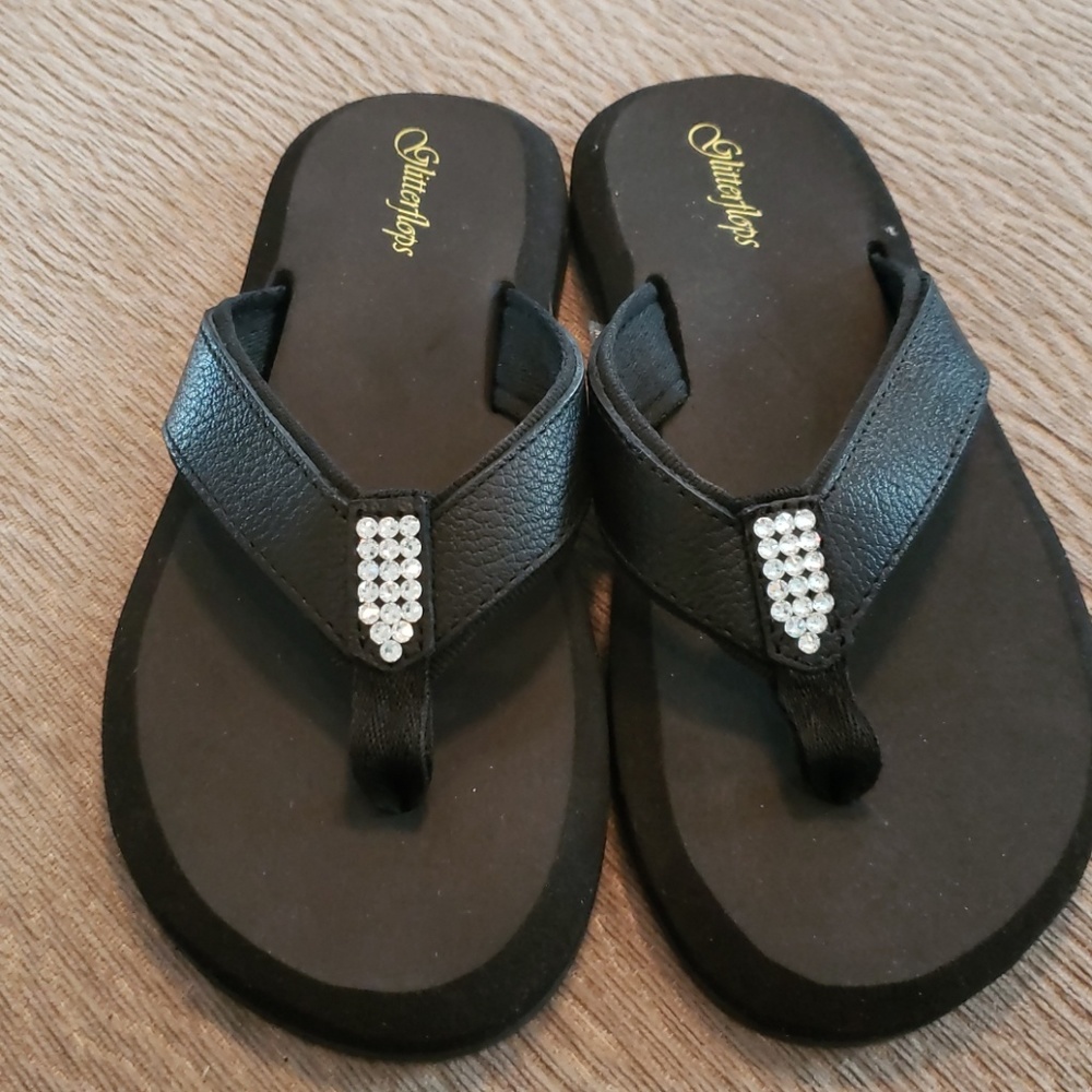 Glitterflops w/ Swarovski Crystals